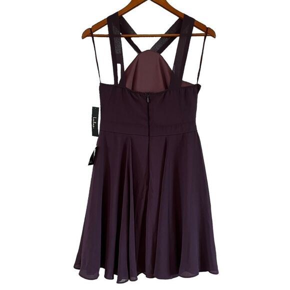 NWT! Lulus purple halter dress. Size medium - Picture 10 of 10